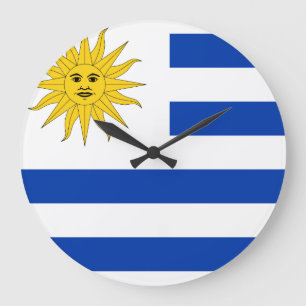 Grande Horloge Ronde Drapeau uruguayen