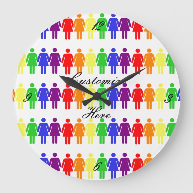 Grande Horloge Ronde droits des femmes LGBTQIA Thunder_Cove (Recto)
