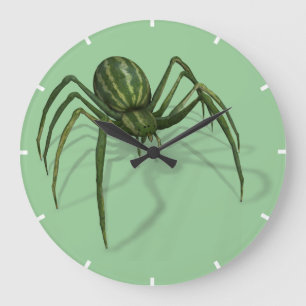 Grande Horloge Ronde Drôle Eau BizarreMelon Spider