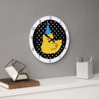 Grande Horloge Ronde ducky duck 
