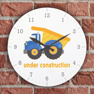 Grande Horloge Ronde Dumptruck en construction