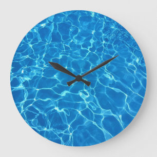 Grande Horloge Ronde Eau De La Piscine