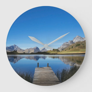 Grande Horloge Ronde Eau   Lai da Vons Suisse