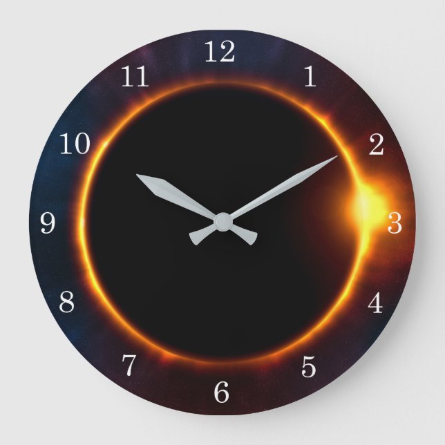 Grande Horloge Ronde Éclipse solaire (Recto)