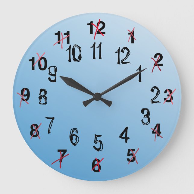 GRANDE HORLOGE RONDE ÉCONOMIE DE JOUR TEMPS PLAISANCE (Recto)