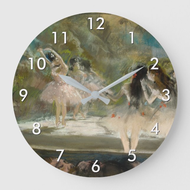 Grande Horloge Ronde Edgar Degas - Ballet à l'Opéra de Paris (Recto)
