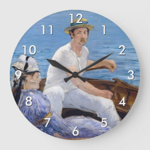Grande Horloge Ronde Edouard Manet - En bateau