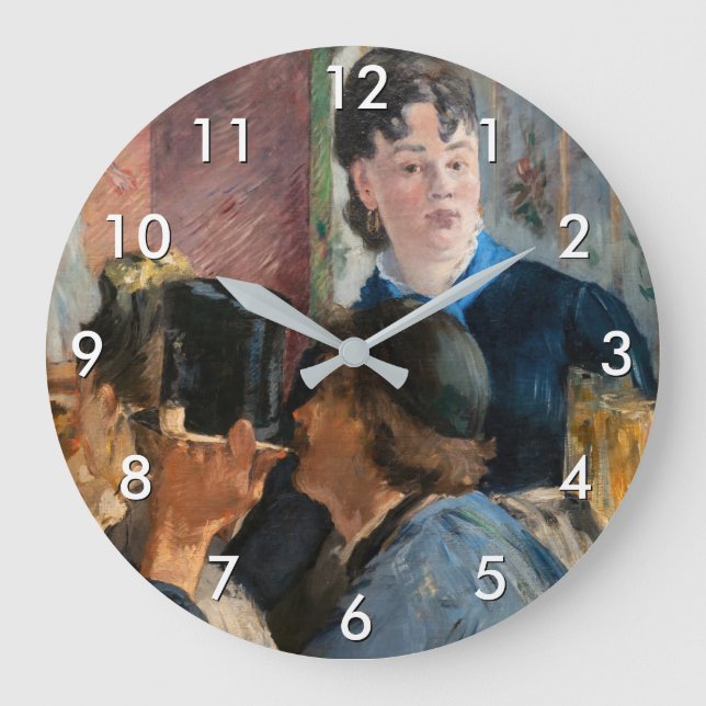 Grande Horloge Ronde Edouard Manet - Serveuse de bière (Recto)