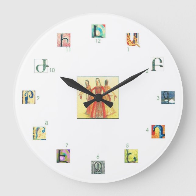 Grande Horloge Ronde Église arménienne de Wall Clock (Recto)