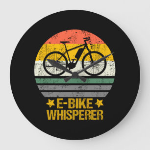 Grande Horloge Ronde Electric Bike Bicycle Whisperer Retro Vintage
