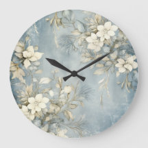 Elegant Christmas Wall Clock – Festive Winter Time
