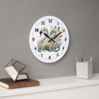 Elégant cygne art déco