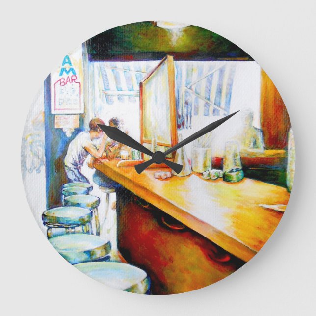 Grande Horloge Ronde Émotionnel pour motiver, logique pour justifier (Recto)