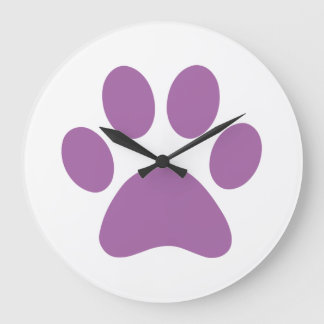 Grande Horloge Ronde Empreinte de patte
