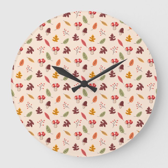 Grande Horloge Ronde Enchanted Autumn Forest (Recto)