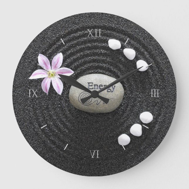 Grande Horloge Ronde Énergie zen (Recto)