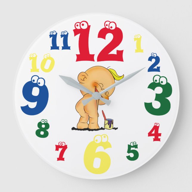 Grande Horloge Ronde Enfants (Recto)