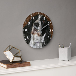 Grande Horloge Ronde English Springer Spaniel Pet Photo