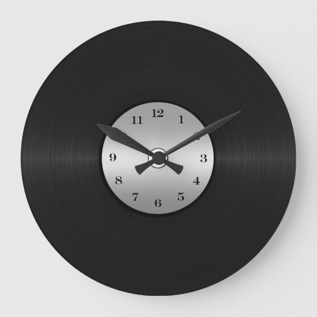 Grande Horloge Ronde Enregistrement LP Vinyl Look (Recto)