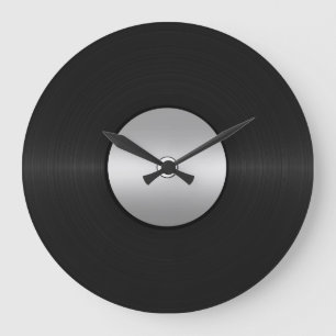 Grande Horloge Ronde Enregistrement LP Vinyl Look