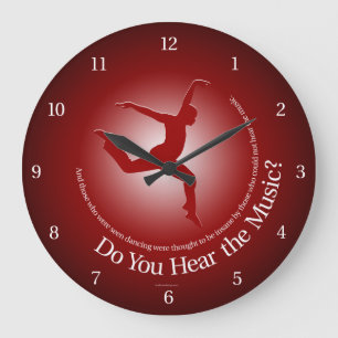 Grande Horloge Ronde Entendez-Vous La Musique ?