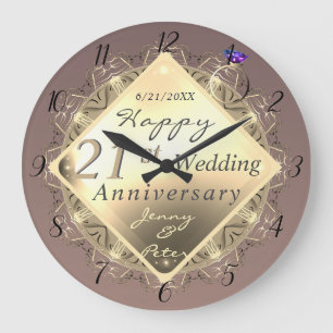 Grande Horloge Ronde Épreuve personnalisée Emblème brillant Acrylique H