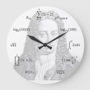 Grande Horloge Ronde Équations et notations de maths