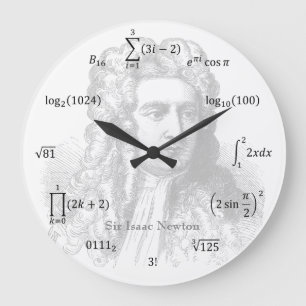 Grande Horloge Ronde Équations et notations de maths
