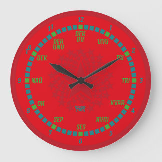 GRANDE HORLOGE RONDE ESPERANTO LANGUAGE BY MASANSER PIXELAT