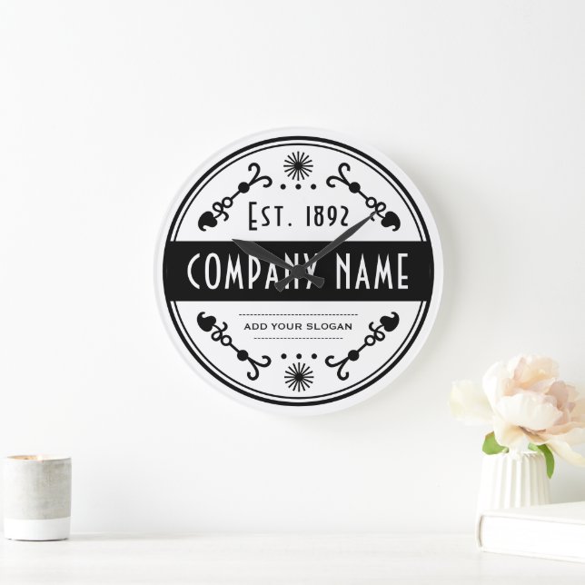 Grande Horloge Ronde Established Business Name, Decorative  (Maison)