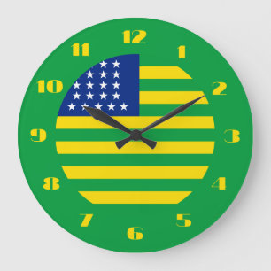 Grande Horloge Ronde États-Unis de Brazil clocks