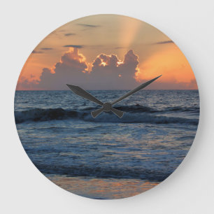 Grande Horloge Ronde États-Unis, Géorgie, île de Tybee, plage de Tyb
