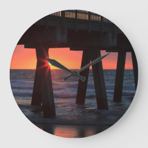 Grande Horloge Ronde États-Unis, Géorgie, île de Tybee, Tybee Pier