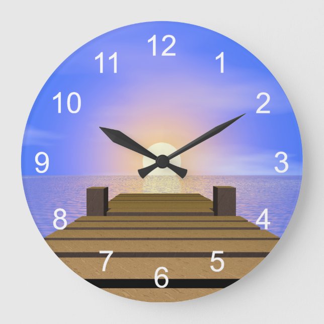 Grande Horloge Ronde Eté Sunset Dock (Recto)