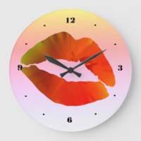 Étiquette rouge ronde (grande)