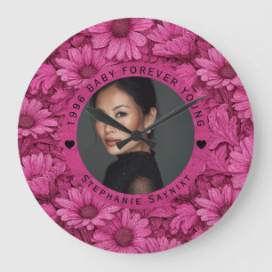 Grande Horloge Ronde Événement d'anniversaire quarante de la fleur de m
