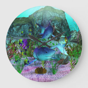 Grande Horloge Ronde Exploration requins 3D