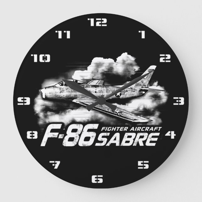 Grande Horloge Ronde F-86 Sabre (Recto)