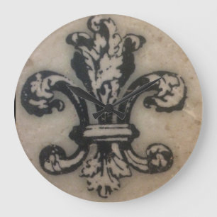 GRANDE HORLOGE RONDE FABULEUX FLEUR DE LIS