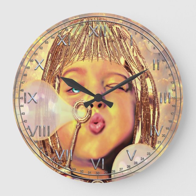 Grande Horloge Ronde Faites un moment (Recto)