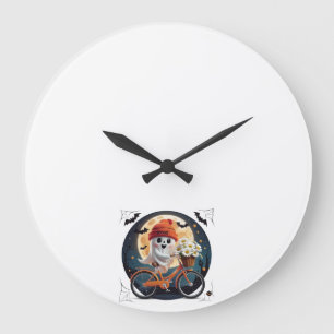 Grande Horloge Ronde Fantôme Cycliste