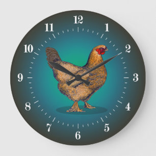 Grande Horloge Ronde Farm Brown