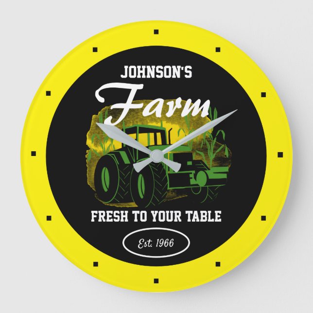 Grande Horloge Ronde Farming Family Tractor (Recto)