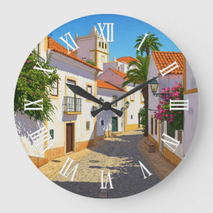 Grande Horloge Ronde Faro Portugal Algarve Travel