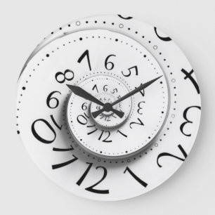 Grande Horloge Ronde Fast Forward Time Spiral Clock