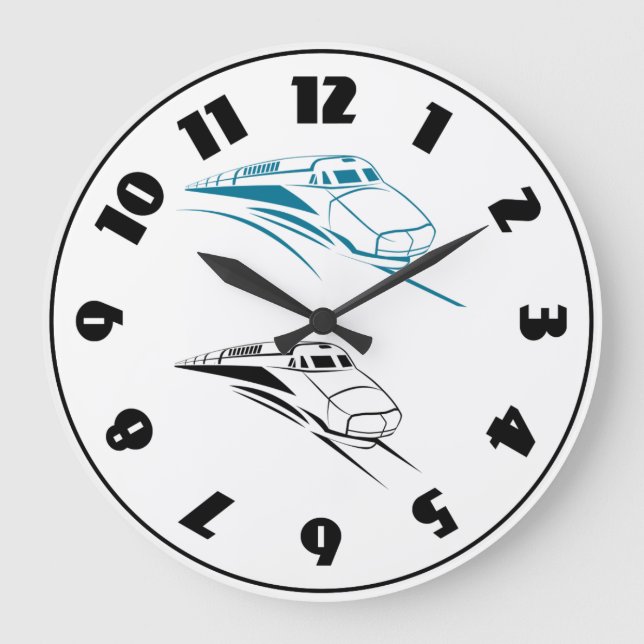Grande Horloge Ronde Fast Trains Clock (Recto)