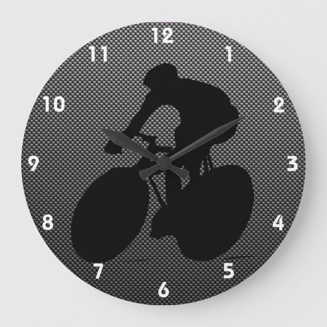 Grande Horloge Ronde Faux carbon fiber cycling (Recto)