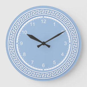 Grande Horloge Ronde Faux jasperware