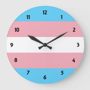 Grande Horloge Ronde Fierté transgenre