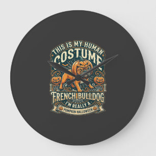 Grande Horloge Ronde Fille qui aime simplement le service postal d'Hall